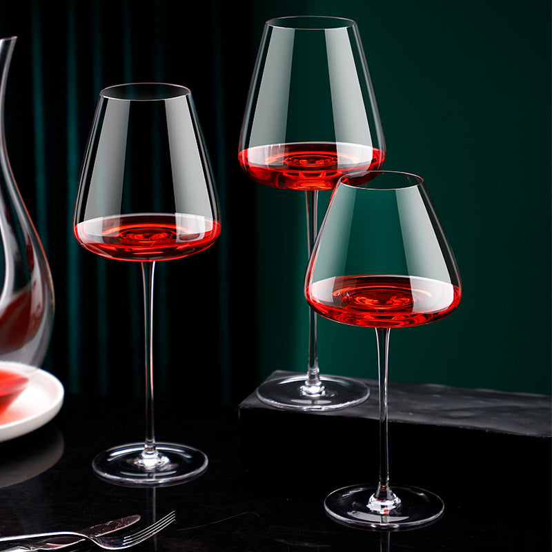 Crystal Goblet Elegant Stem Glass Drinkware