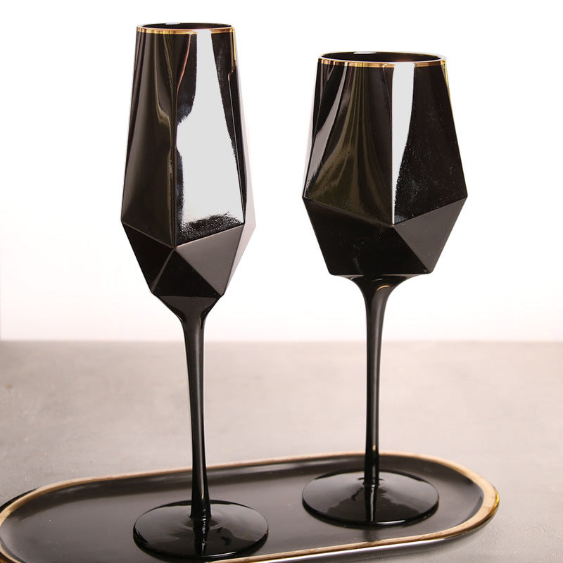 Elegant Goblet Glass For Model Room Display Decor