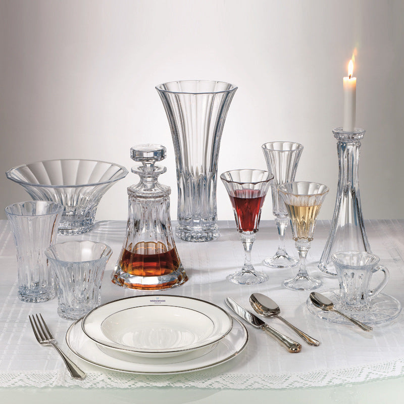 Crystal Glass Flute Elegant Household Drinkware Set