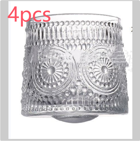 Rotating Crystal Tumbler Glass Elegant Home Drinkware