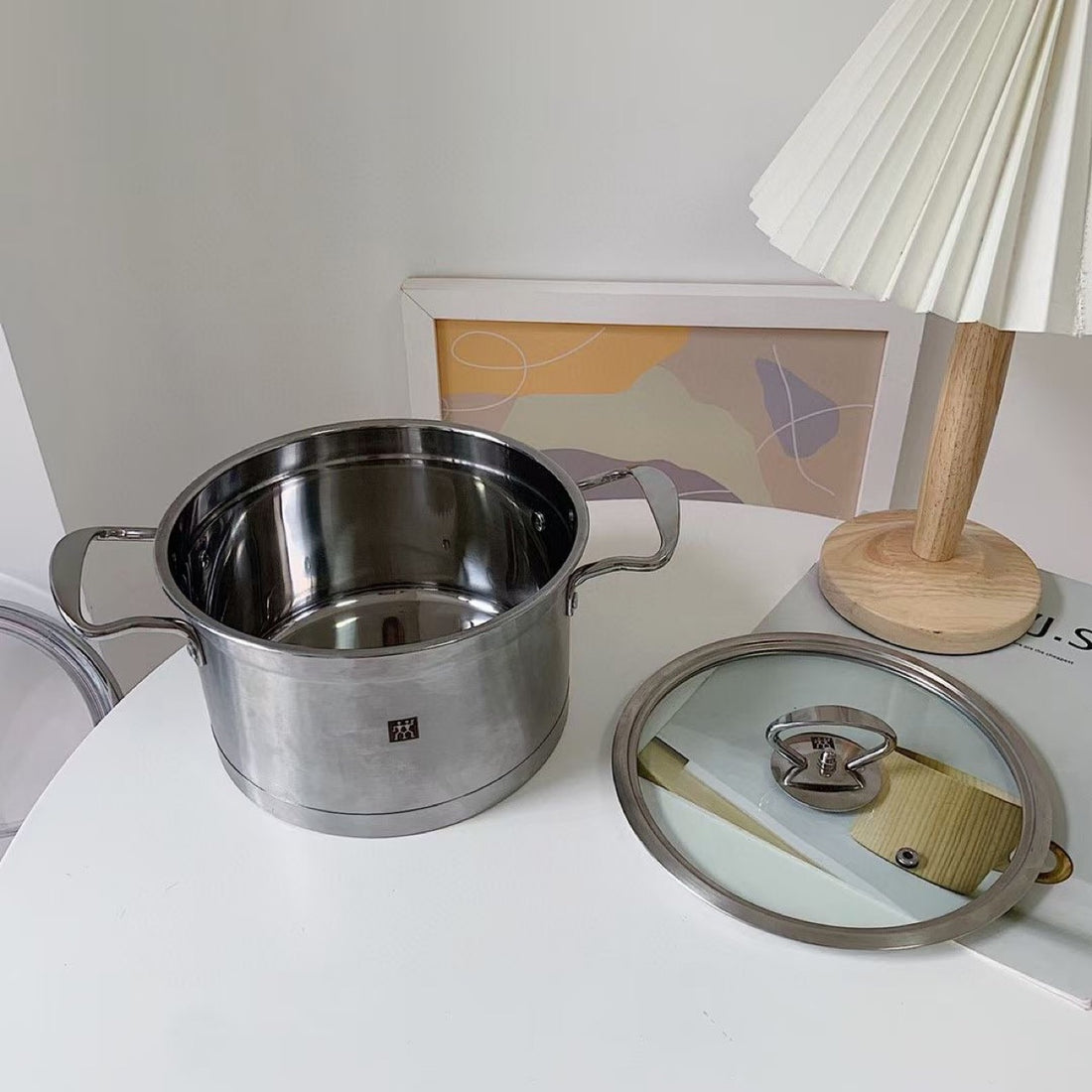 Double Layer Stainless Steel Stock Pot With Steamer Set