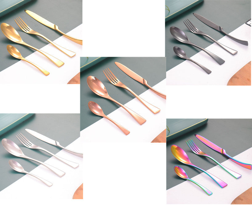 Stainless Steel Western Style Cutlery Set Dining Tableware
