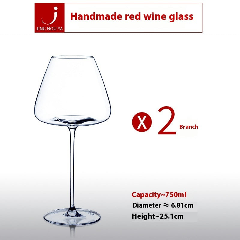Crystal Goblet Elegant Stem Glass Drinkware