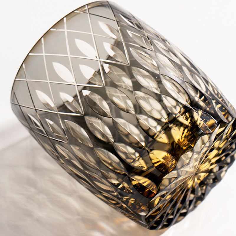 Japanese Edo Style Crystal Tumbler Elegant Drinkware