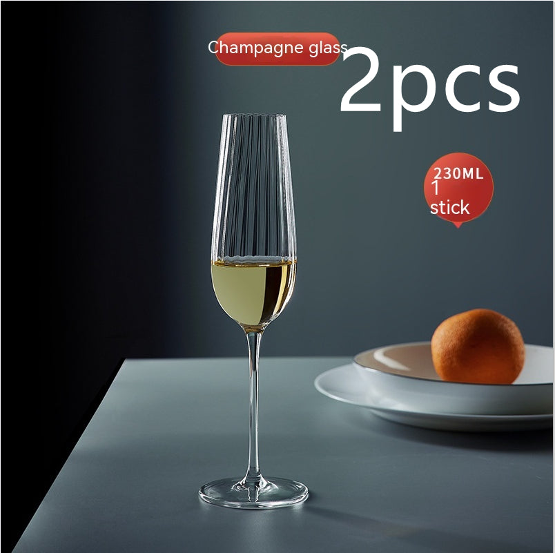 Rainbow Crystal Elegant Burgundy Style Glass Drinkware