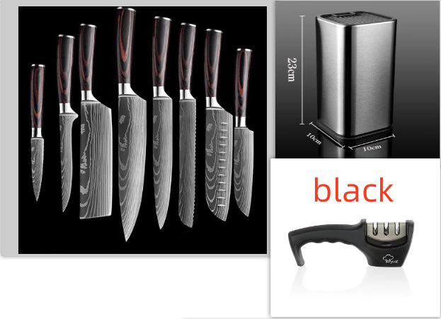 Chef Kitchen Knife Set Cleaver Slicing Meat Knife Set