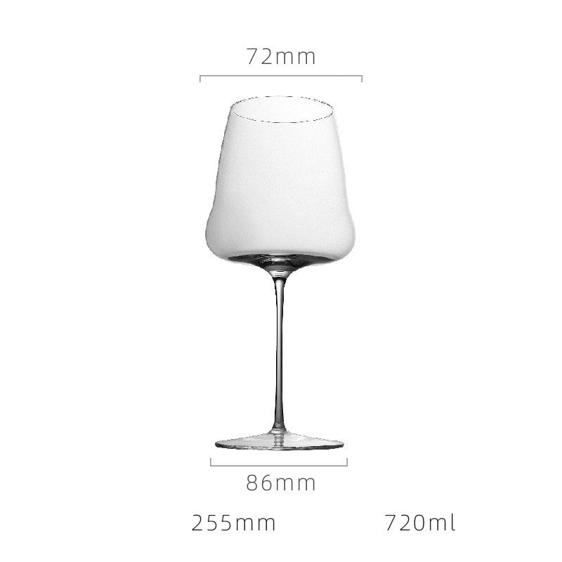 Handmade Ultra Thin Crystal Bordeaux Style Elegant Glass Drinkware