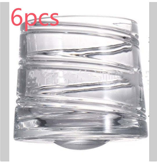 Rotating Crystal Tumbler Glass Elegant Home Drinkware